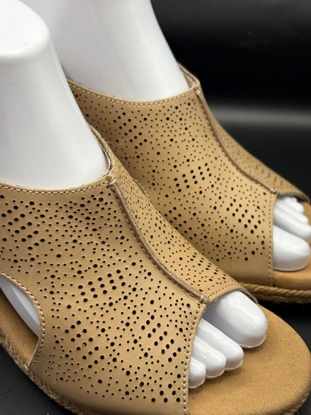 Collections by Clarks Lafley Rosen espadrille wedge sandals size 7.5 - Picture 5 of 7